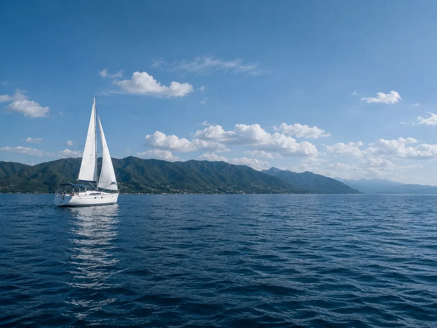 Sailing yacht at sea – BioFlow eco-friendly yacht sewage treatment